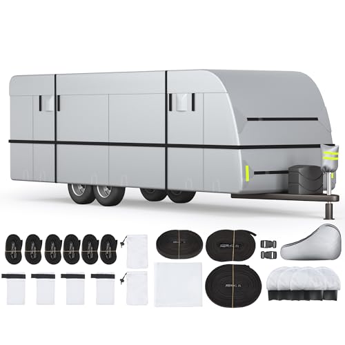 EROMMY Wohnwagen Schutzhülle 300D Wetter - 20-22Ft 671x267x274cm...