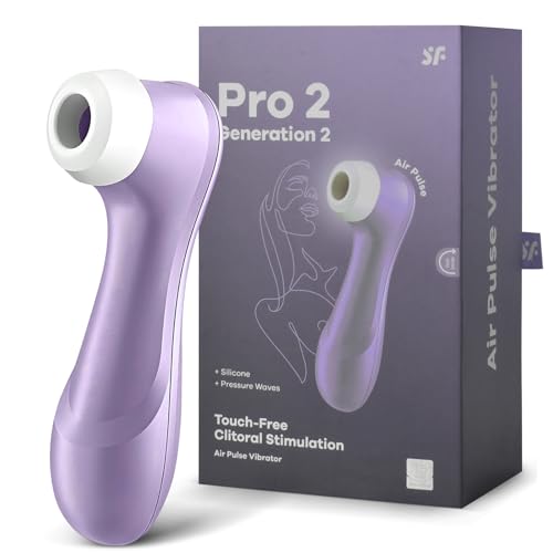 Pro 2 Vibrator Dildo,stoss vibrator,Leise Starke Klitoris-Stimulation,Sex-Spielzeug Geschenk für Frauen,Druckwellenvibrator mit Vibrationen sexspielzeuge für paare sex (B)