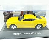  Desconocido 1/43 Modelo Camaro SS Amarillo 2010 MEMORABLES Mexico ALTAYA