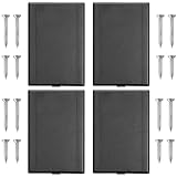 HASMX 775590BLK Central Vacuum Inlet Valve, 4-Pack, Black, Plastic, Lift Check Valve, 1 1/2 in, Fits Low Voltage Hoses