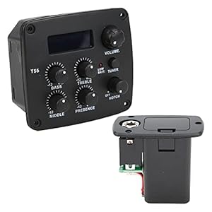 Akoestische Gitaar Pickup, Zwarte Lichtgewicht Elektronische Tuner Speelbord voor Gitaren