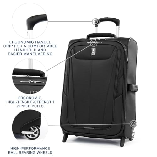 Travelpro 401172201 Maxlite 5 Softside Expandable Upright 2 Wheel Carry On Luggage thumb #1
