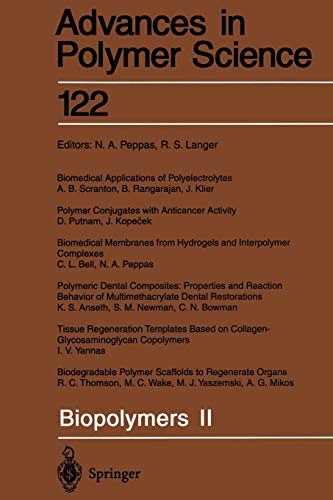 Preisvergleich Produktbild Biopolymers II (Advances in Polymer Science, 122, Band 122)