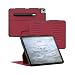 Produktbild Zugu CASE iPad Air Hülle 13 Zoll M3 2025 & M2 2024 / iPad Pro 12.9 (3rd/4th Gen), schlanke Schutzhülle 10 Winkel-Ständer magnetisch, Aufladen iPad Stiftes Auto Sleep/Wake Up [ Kirsche Rot ]