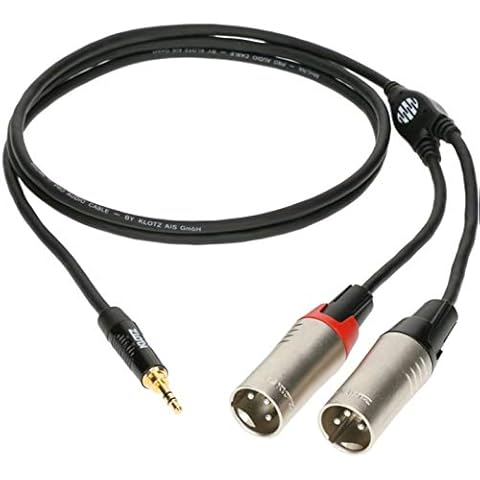 Klotz KY9-180 Y-Cable XLR Male 1.8 m Insert Cable Cover