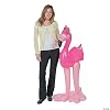 Fun Express Inflatable Pink Flamingo Pool Float - Giant 4 Feet Tall Blow Up Flamingo Toy for Pool Party Decorations | Summer Party Decor for Tropical Luau Theme | Inflatable Toys for Kids and Adults