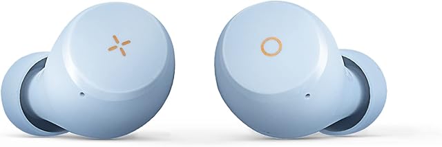 Edifier X3 Mini Wireless Earbuds - Qualcomm® aptX -CVC 8.0 Noise Cancelling Earphones - Bluetooth 5.0-24H Playtime - IP55 Waterproof -Deep Bass for Sport-Blue