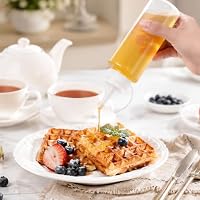 6 Stück 240 ml Plastik Quetschflasche BPA-frei mit Kappe für Ketchup Soßen – Ansicht 4
