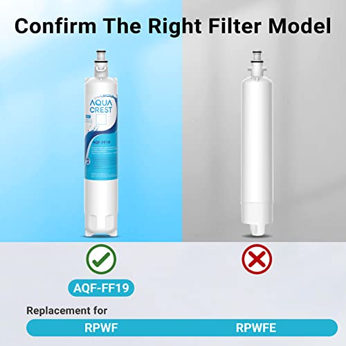 AQUA CREST RWF1063 Replacement Refrigerator Water Filter view 2
