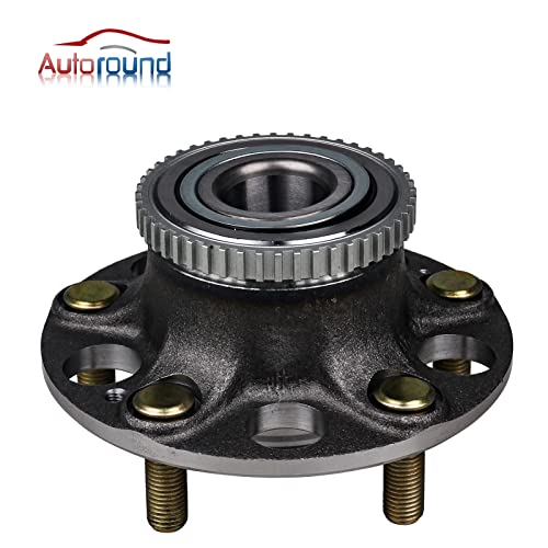 Autoround 512188 Rear Wheel Hub And Bearing Assembly Replacement For 2004-2008 Acura Tl, 2003-2007 Honda Accord 5 Lug Pair #TOP5