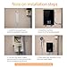 Tankless Water Heater Electric, 6000W 220V Instant Hot Water Heater with Handheld Shower Head and Hose Set, LED Touch Screen Switch Adjustable Temperature for Bathroom Kitchen - Black