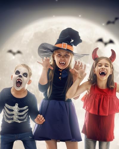 Tlpuhu JY-012 Vampire Teeth Halloween - 6 Pairs 3 Sizes Kids Vampire Fangs thumb #7