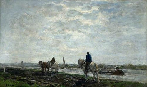 Peinture sur toile L'alzaïa Jacob Henricus Maris pour une évasion nordique