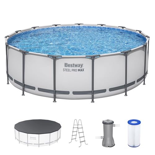 Bestway Steel Pro MAX 15' x 48" Above Ground Swimming Pool Set with Pump
