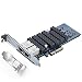 Produktbild H!Fiber.com 10Gb PCIE Netzwerkkarte für Intel X550-T2 - ELX550AT2 Chip, Dual RJ45-Ports, 10Gbit PCI Express-X4 LAN Netzwerkadapter, für Windows Server, Windows 7/8/10, Linux, VMware ESX