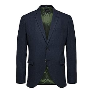 SELECTED HOMME Slhslim-myloiver Blue Melange Blz B Noos heren Blazer