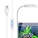 水槽 ライト 小型 USB クリップライト 5W / 4色 / 3つモード/ 10段階調光 28個LEDビーズ アクアリウム用 水草育成 観賞魚飼育