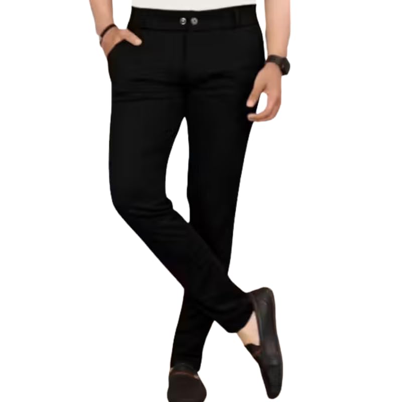 hhonestbaby Lycra Blend Designer Formal Trousers for Men | Stylish Smart Fit Track Pants for Office, Casual, and Formal Wear-picture-49