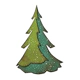 Sizzix 664217 Tim Holtz Dies, Layered Pine Tree