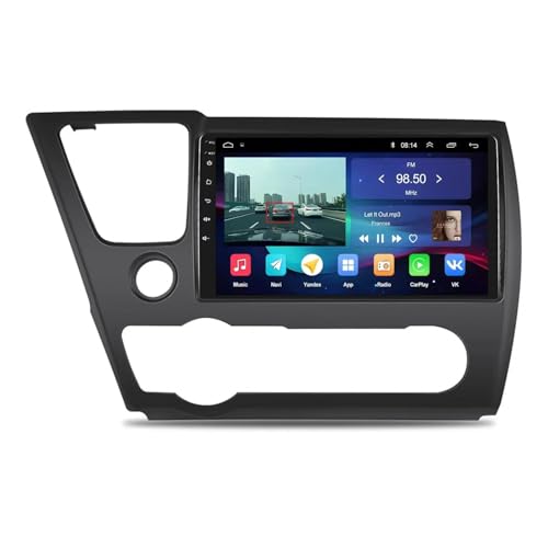 Navegador GPS Civic 2013 evita atascos con pantalla 2 DIN y Bluetooth