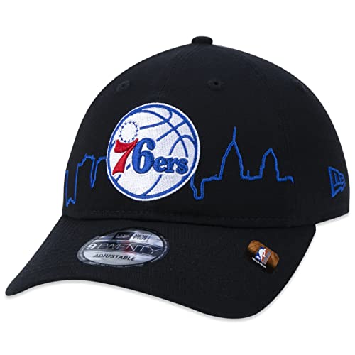 Casquette 9Twenty NBA 76ers New Era Femme Homme Visière Incurvée Cap Baseball Hiver