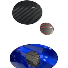 Fuel Lid Tank Cover Cap For SUBARU WRX STI 2015 2016 2017 2018 2019 2020 2021 Dry Carbon Outer Exterior Trim I Lightweight Strong with UV-Resistant Clear Coating Updated Look1pc