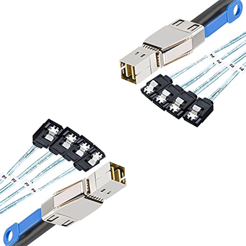 Câble SAS SFF-8644 pour connecter quatre disques SATA sur votre baie de serveur externe