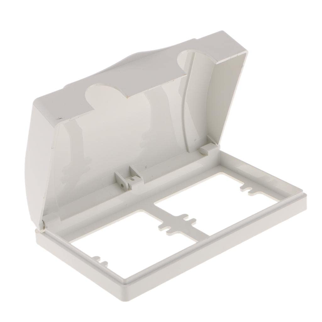 ELBME® Home-Mounted 86 Type Switching Power Supply Panel,Waterproof Socket Flip Waterproof Enclosure Box 2 Holes White | 1 Piece Switch Socket Waterproof Box-image-28