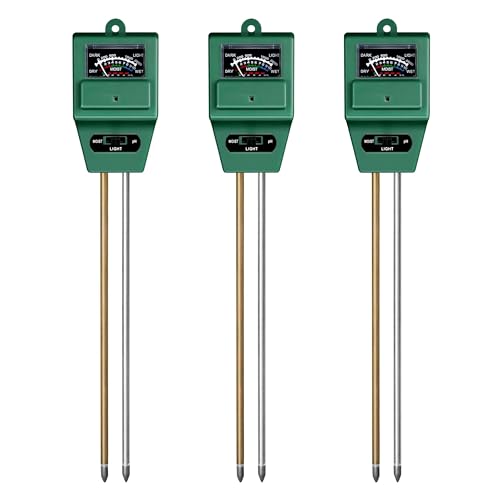 Testeur Sol 3-en-1 Itian : Mesure Humidité, PH Et Lumière - Outil Jardinage Malin