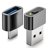 Geyes Mouse Jiggler, Undetectable Mouse Mover Device Has Two Swing Modes Jiggle and Multi-Track,Keep