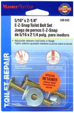 Tornillo para sanitario Master Plumber 2 piezas miniatura 1