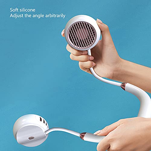 Ventilateur de cou portable sans lame 2000 mAh avec charge USB