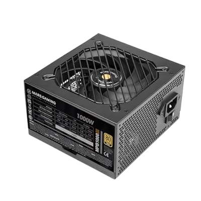 Mars Gaming MPB1000SI, Fuente Alimentación PC ATX 1000W, 7 Años de Garantía, 80Plus Gold 90%, Ventilador SI Extreme Silence con Núcleo de Cobre y Aluminio, Tecnologías AI2-RPM, DC-DC y SMD, Negro | Ya disponible en tu tienda friki favorita! En mundofriki.es!