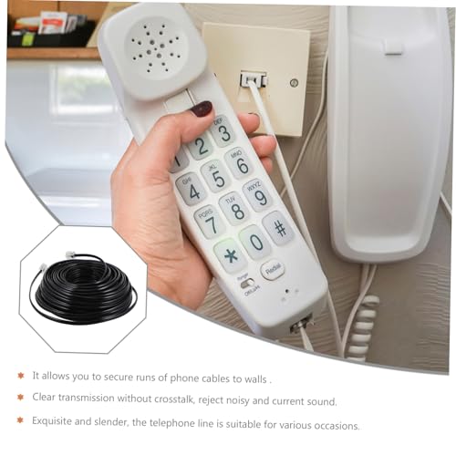 Cable telefónico RJ11 de cobre con interfaz protegida para comunicación estable 4