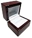 Gorgeous Premium Wooden Ring Box with Metal Hinge 