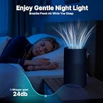 2 Pack Air Purifiers for Bedroom Home, True HEPA Filter for Smoke, Black - Image 4