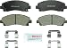 Bosch BC1102 QuietCast Premium Ceramic Front Disc Brake Pad Set