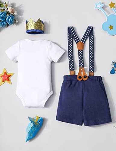 Image of Newborn Baby Boy Clothes Hipster Bowtie Strap Long Sleeve Bodysuit +Moustache Pants+Hat 3Pcs Outfits Set Newborn