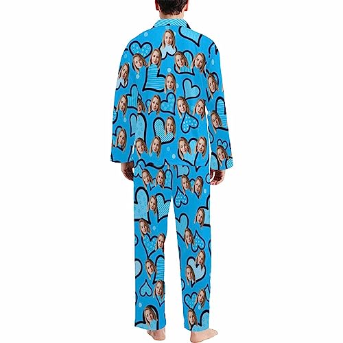 D-Story Men's Custom Pajamas Custom Pjs Pajama Dress For Men Soft Mens Pajamas With Dogs On Them2