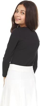 KIKI RIKI Girls Long Sleeve Stretch Lycra Fabric Shell/T-Shirt 18923