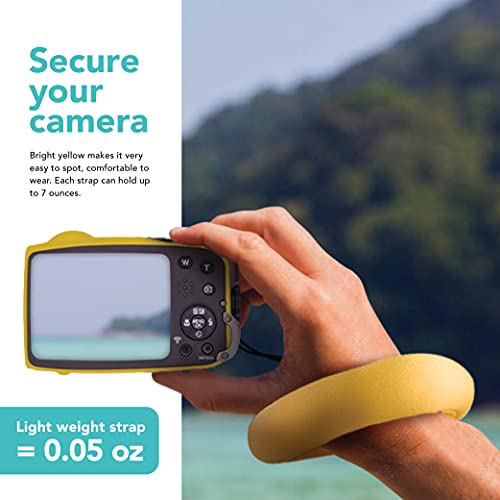 Foto&Tech Waterproof Camera Float Strap For Underwater Camera Waterproof Wristband/Hand Grip Lanyard Compatible With Gopro, Nikon, Canon, Sony,Pentax, Camcorders, Panasonic, Fujifilm, Keys #TOP1