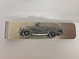 Kommt Geschenk verpackt Edelstahl Geld Clip mit Einem Triumph Tr4 3D Zinn Effekt Emblem ref276