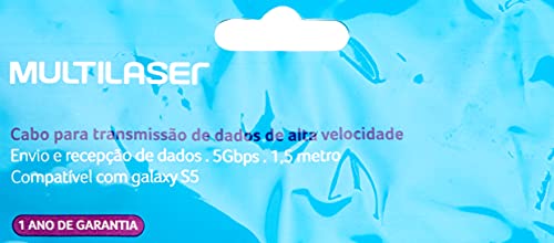 Multilaser Super Speed WI275 - Cabo Usb 3.0, 1,5m, Azul