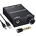 Produktbild USB DAC Audio Konverter USB Audio Soundkarte USB zu Koaxial S/PDIF Konverter Digital zu Analog Signal mit Kopfhörerverstärker Kompatibel mit Windows XP und Mac OS-X, PS4, PS3