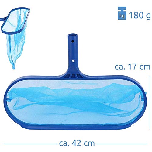 Set per la pulizia della piscina, set da 6 pezzi per la pulizia della piscina con , retino, , galleggiante, dosatore sottovuoto per pavimenti