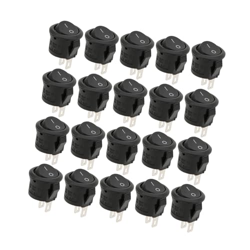 INTERRUPTOR DE ALIMENTAÇÃO DO INTERRUPTOR DE ALIMENTAÇÃO PEQUENO REDONDO 2 PINOS 2 POSIÇÕES KCD11 EL