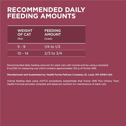 Purina ONE High Protein Dry Cat Food, +Plus Urinary Tract Health Formula - 7 lb. Bag