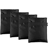 ANREONER Outdoor Faucet Covers for Winter, Garden Hose Waterproof Insulation Socks Protector for Winter Wall Water Spigotr, Prevent Freeze Ups, Bursting Pipes, 5 by 7-Inch (4 Pack Black)