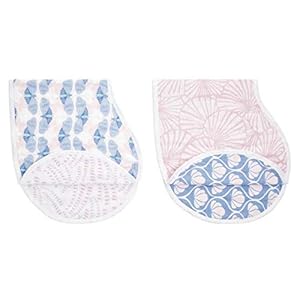 aden + anais™ Burpy Bib katoenen mousseline-slabbetje deco in verpakking van 2, 100% katoen