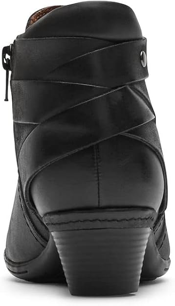 Cobb Hill Laurel Woven Boot - Women's Strappy Ankle Booties 1 5/8 Inch Heel